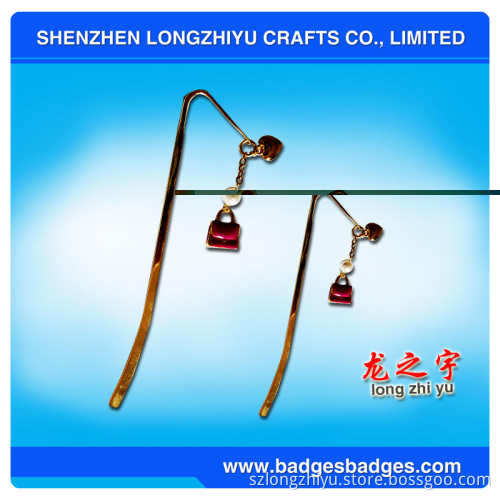 Beautiful Gold 3D Bookmark (LZY-BK-013)